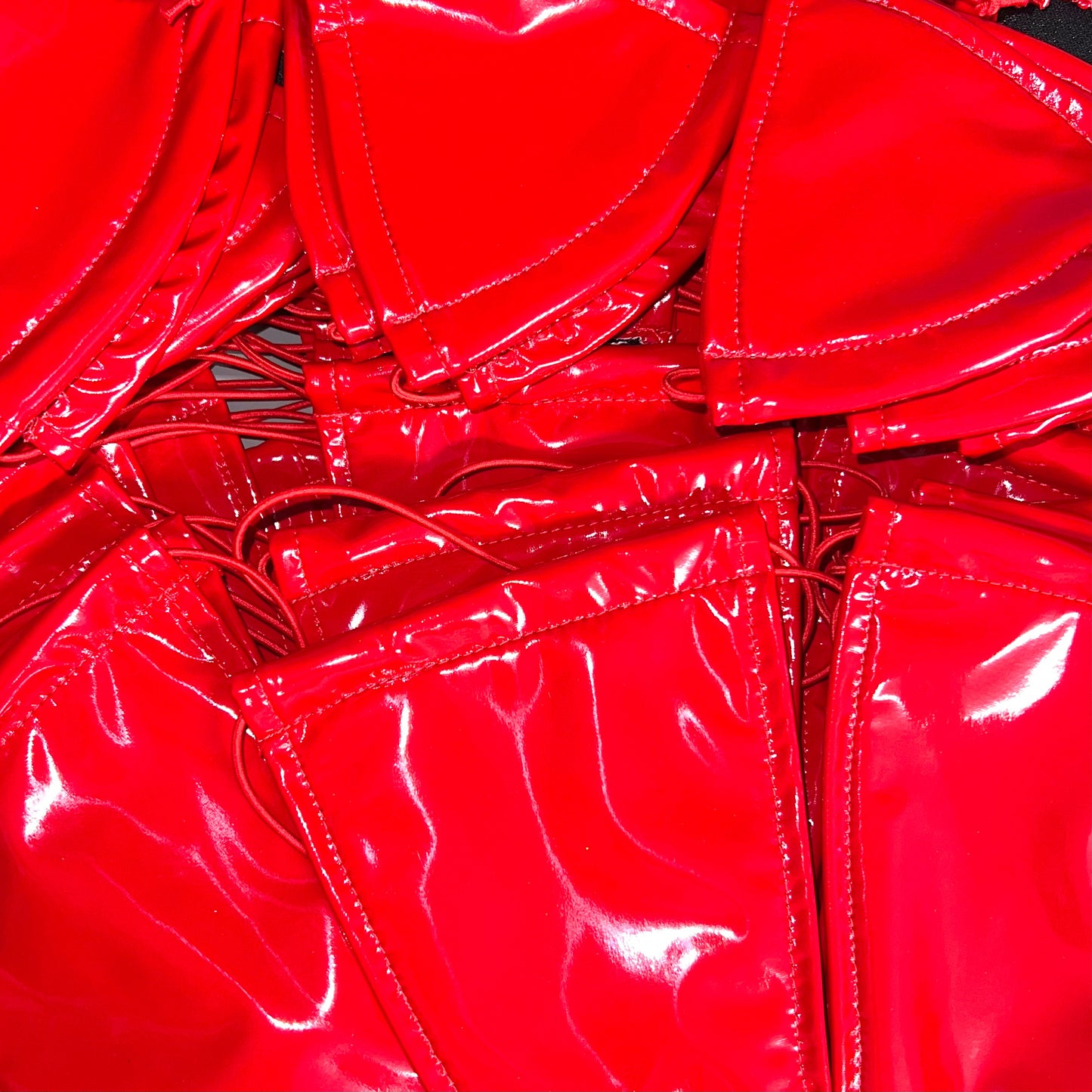 ACE Tieable Microkini: Latex Ring the Alarm Red