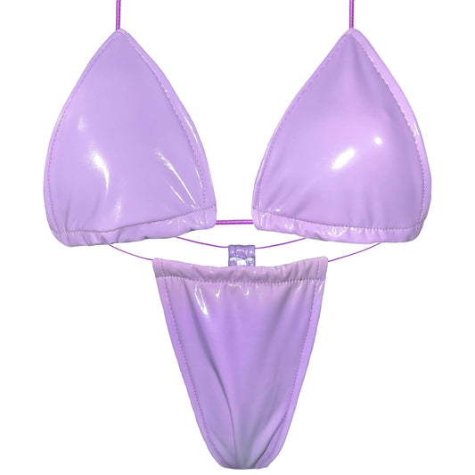 ACE Tieable Microkini: Latex Lilith Lilac