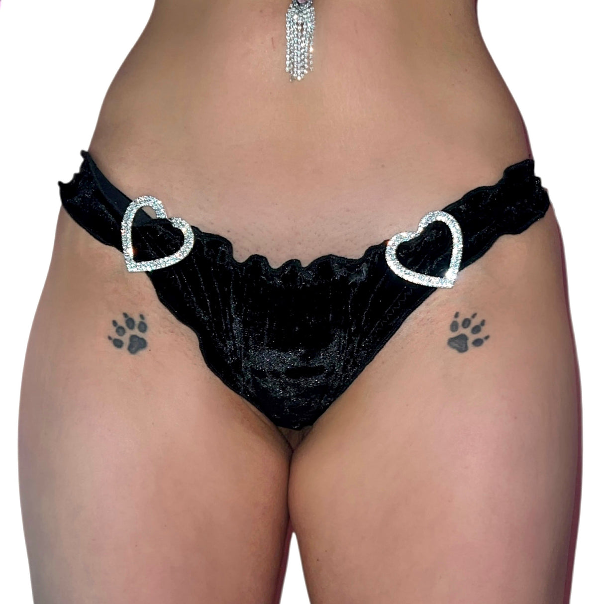 ACE "That's Princess 2 U" Thong: Velvet Black