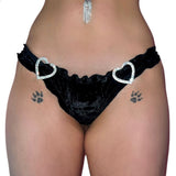 ACE "That's Princess 2 U" Thong: Velvet Black