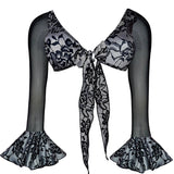 ACE Arabella Top: Dainty Lace & Mesh Black