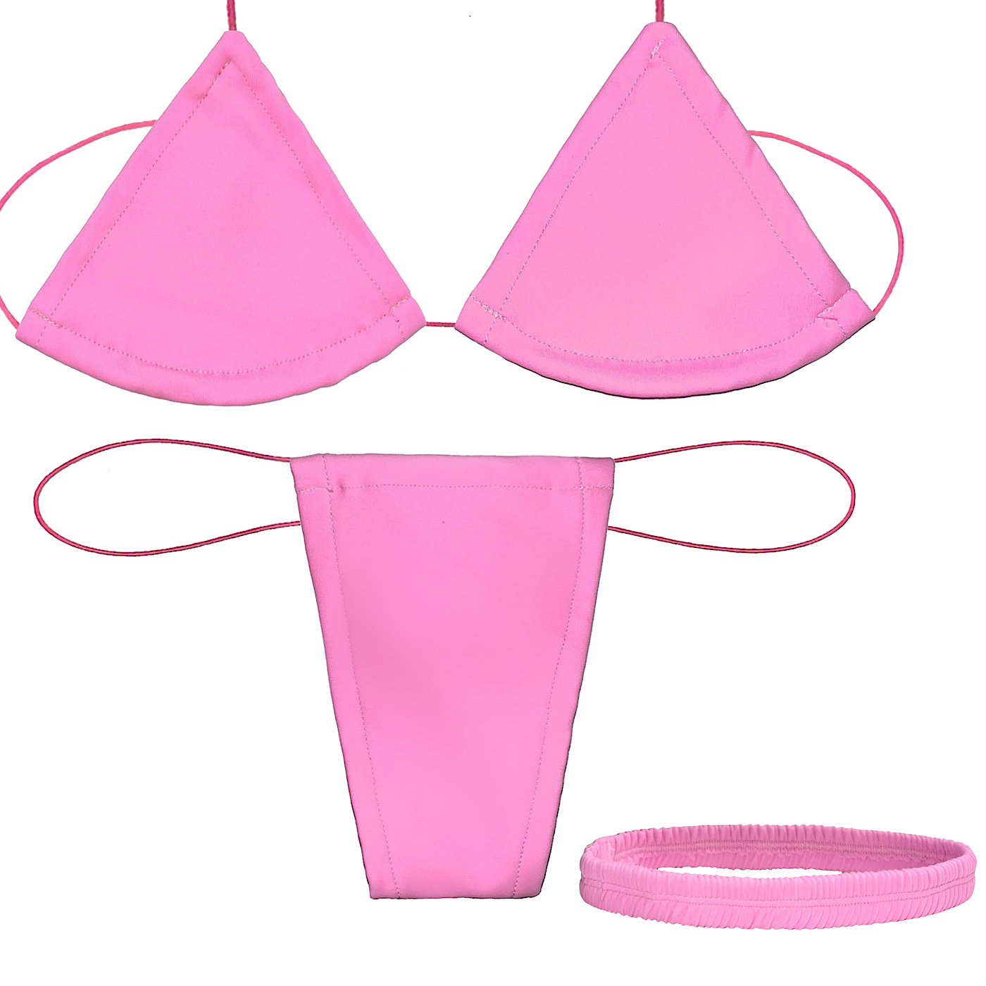 ACE Microkini Set + Classic Garter: Pink Sugar