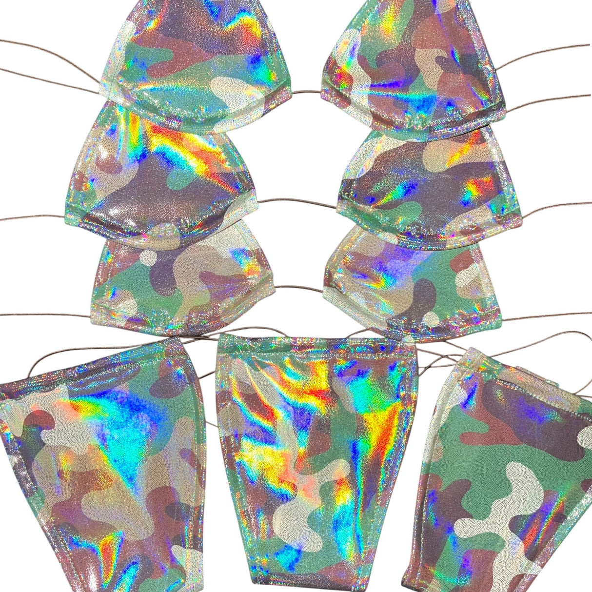 ACE Tieable Microkini: Glossy Camo