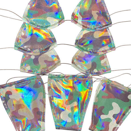 ACE Tieable Microkini: Glossy Camo