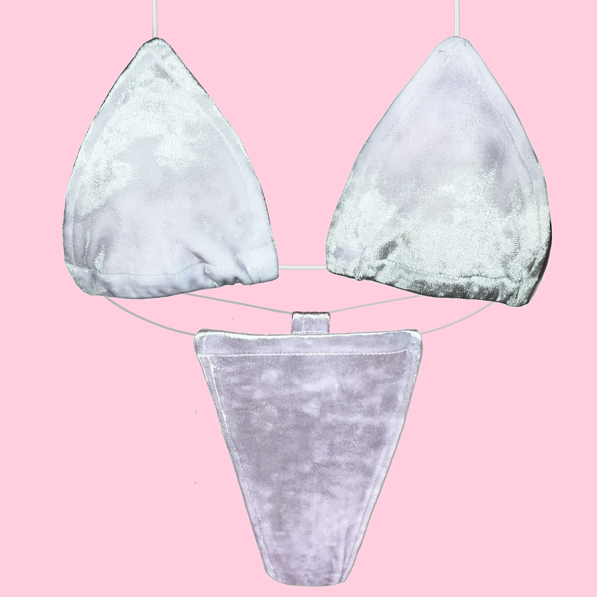 ACE Tieable Microkini: Velvet Crush White