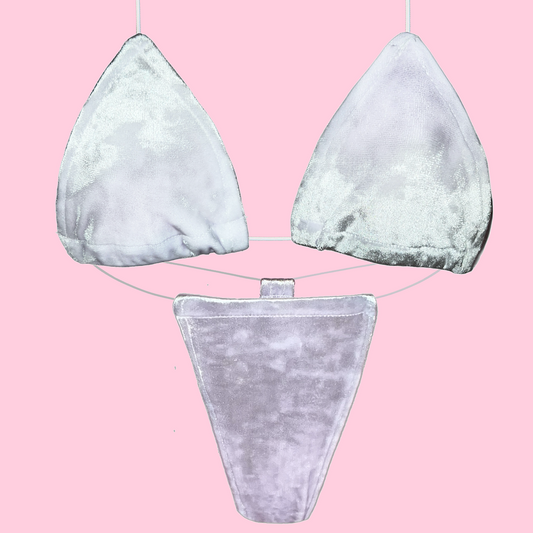 ACE Tieable Microkini: Velvet Crush White