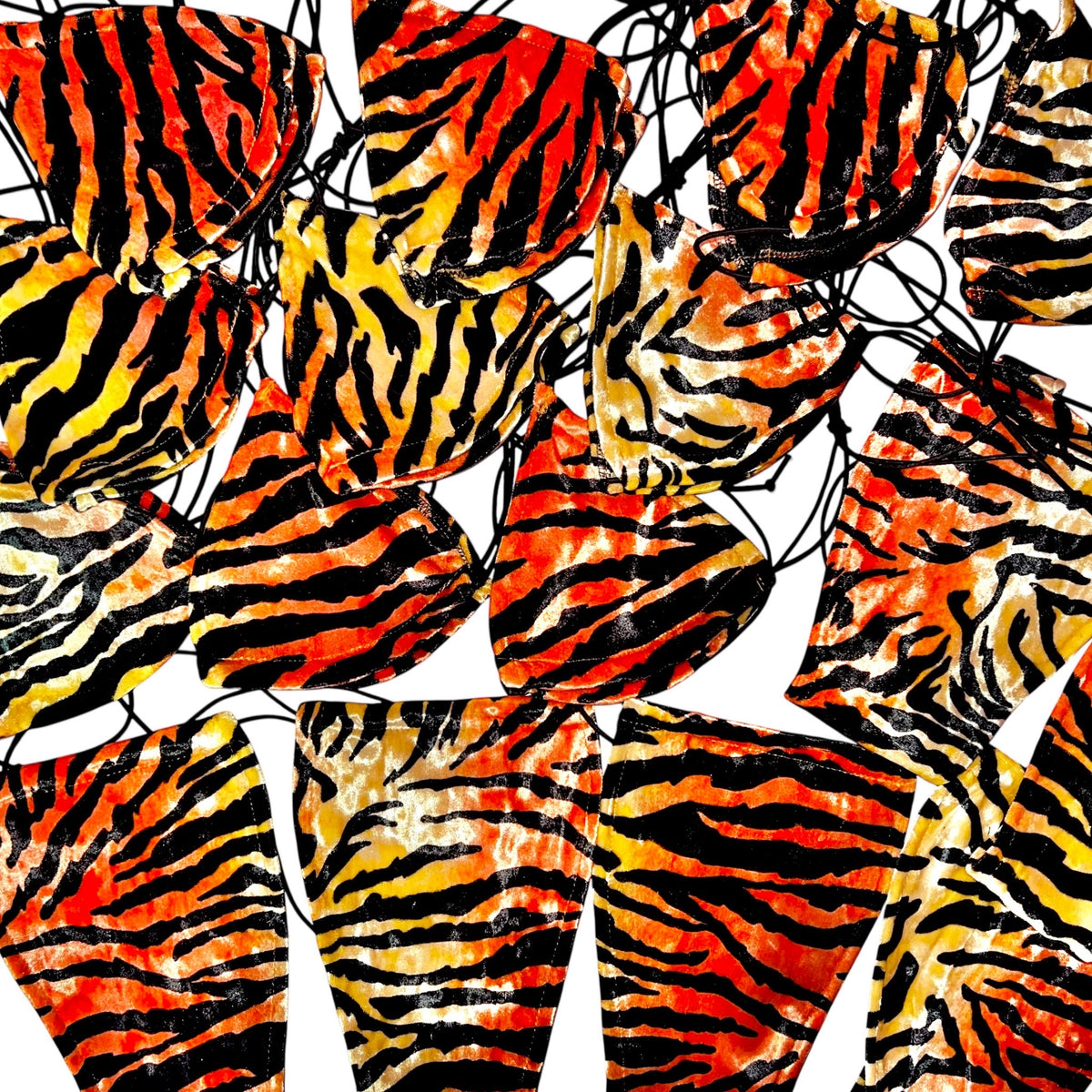 Microkinny Stripper Exotic Dancer 2 Piece Microkini Set: Velvet Tiger Animal Print ...