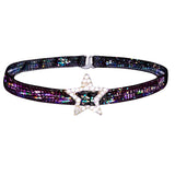 ACE Charm Choker: Halo Black w. Diamond Star