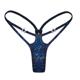 ACE Siren V Back Thong: Halo Black