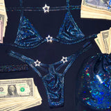 ACE Charm Tri Top: Halo Black w. Diamond Star
