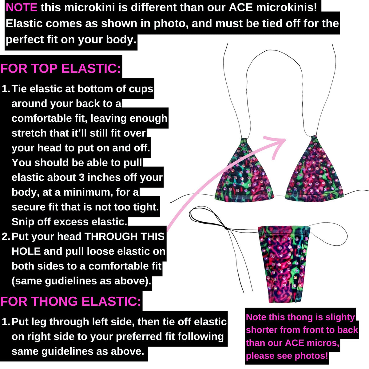 Bedazzled Microkini: Lilac Butterflies