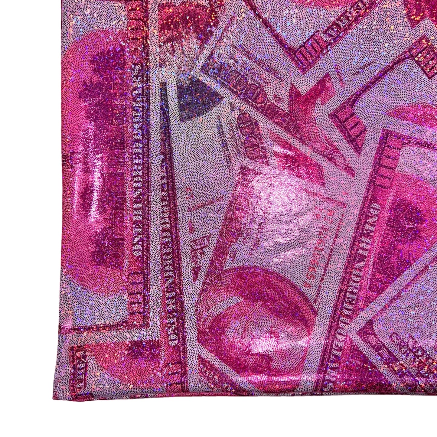 ACE Money Bag: HU$TLER Pink Sparkly Money