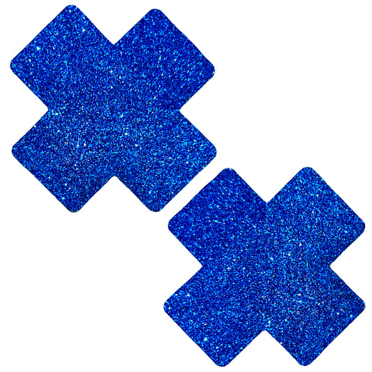 Glitterati Pasties: Xs Royal Blue