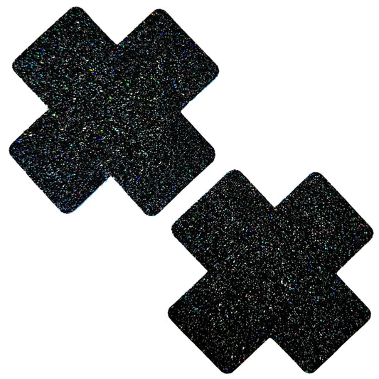 X Pasties: Glitter Black