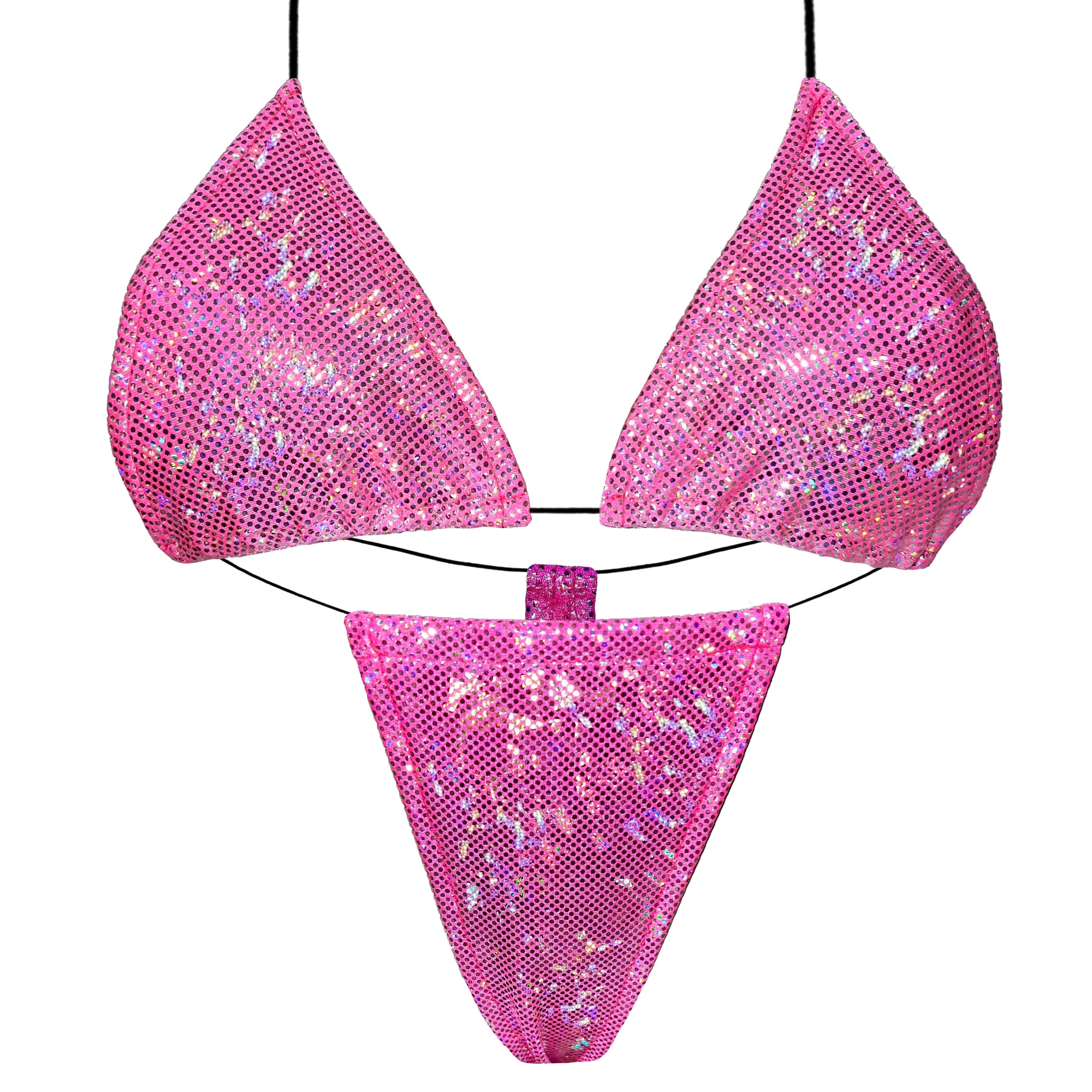 Stripper Exotic Dancer Cam Girl Microkini Neon Pink Halo| Angel Candy ...