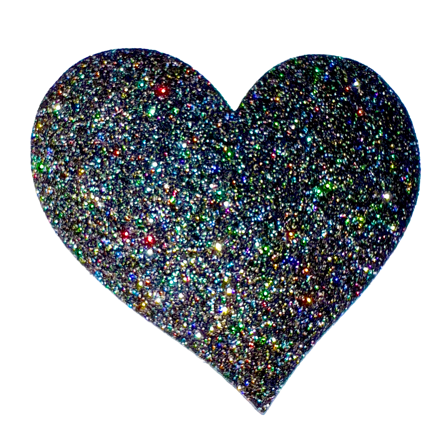 Glitterati Pasties: Heart Throb Black