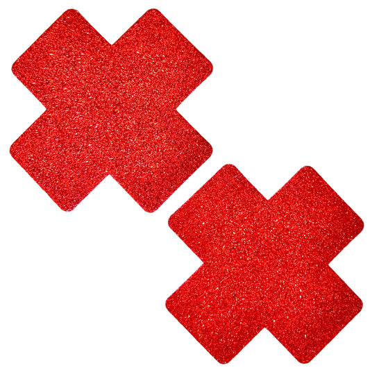 X Pasties: Glitter Red