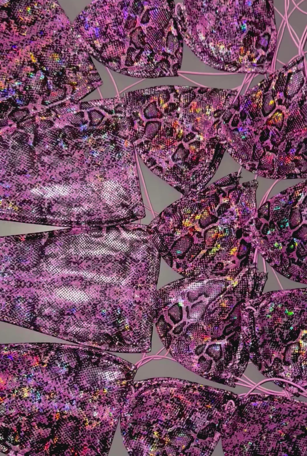 ACE Tieable Microkini: Venom Holo Pink