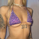 Bedazzled Microkini: Leopard Purple