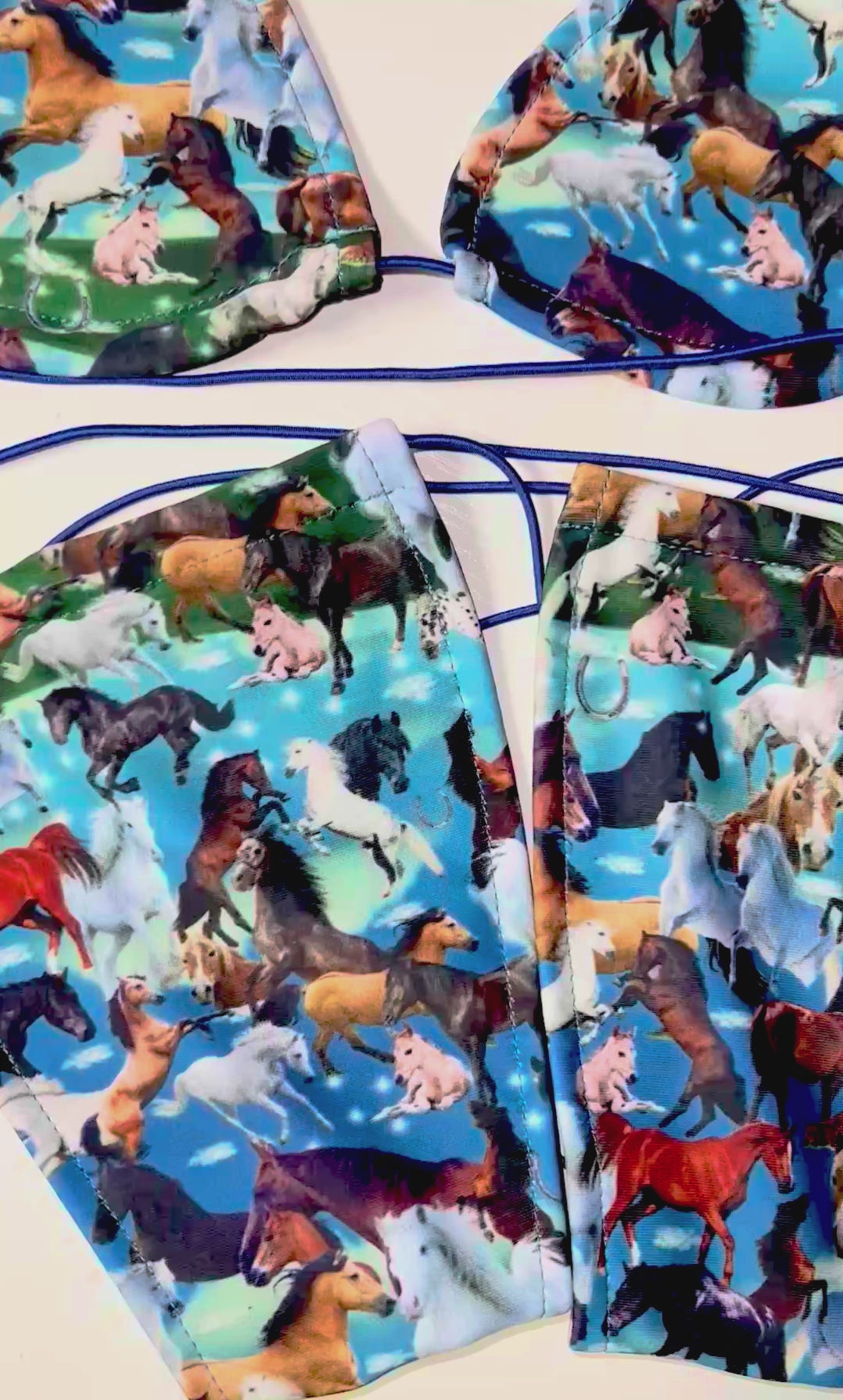 ACE Tieable Microkini: Wild, Wild Horses