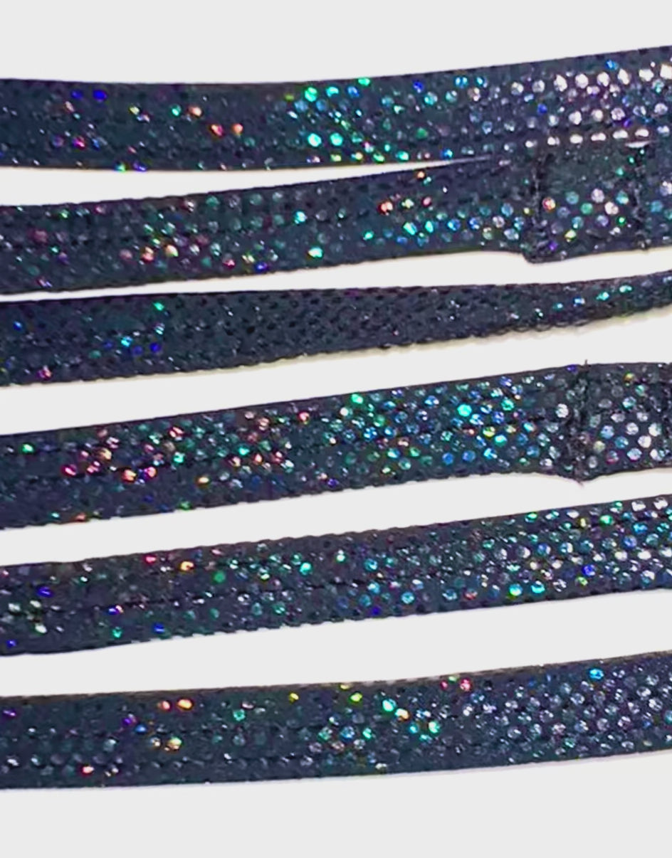 ACE Charm Choker: Halo Black w. Diamond Star