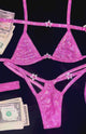 ACE Siren V Back Thong: Halo Hot Pink