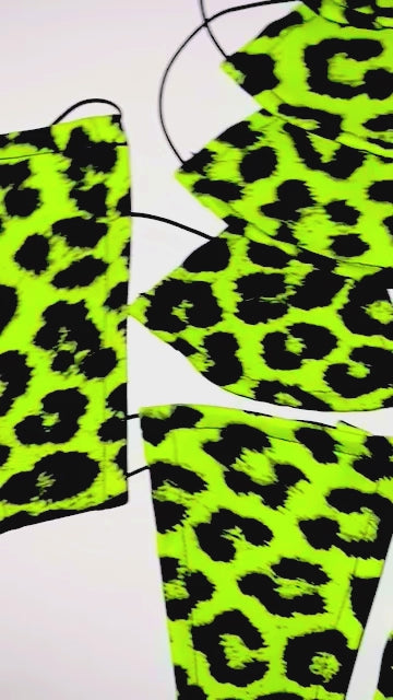 ACE Microkini Set: Leopard Lime Green