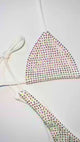 Angel Aura Hi Waist Set: Bedazzled White