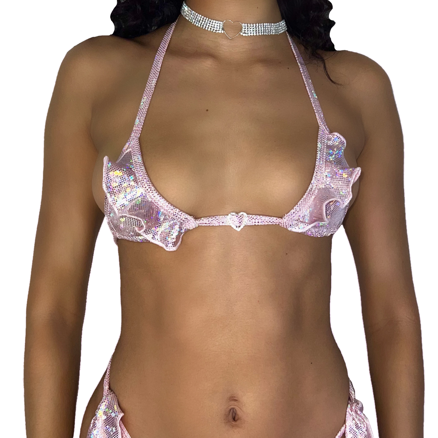 ACE Adore Charm Tri Top: Baby Pink Halo