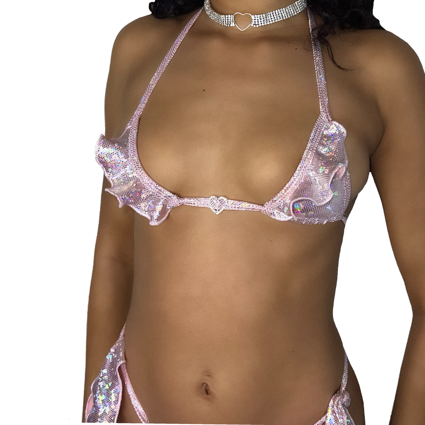 ACE Adore Charm Tri Top: Baby Pink Halo